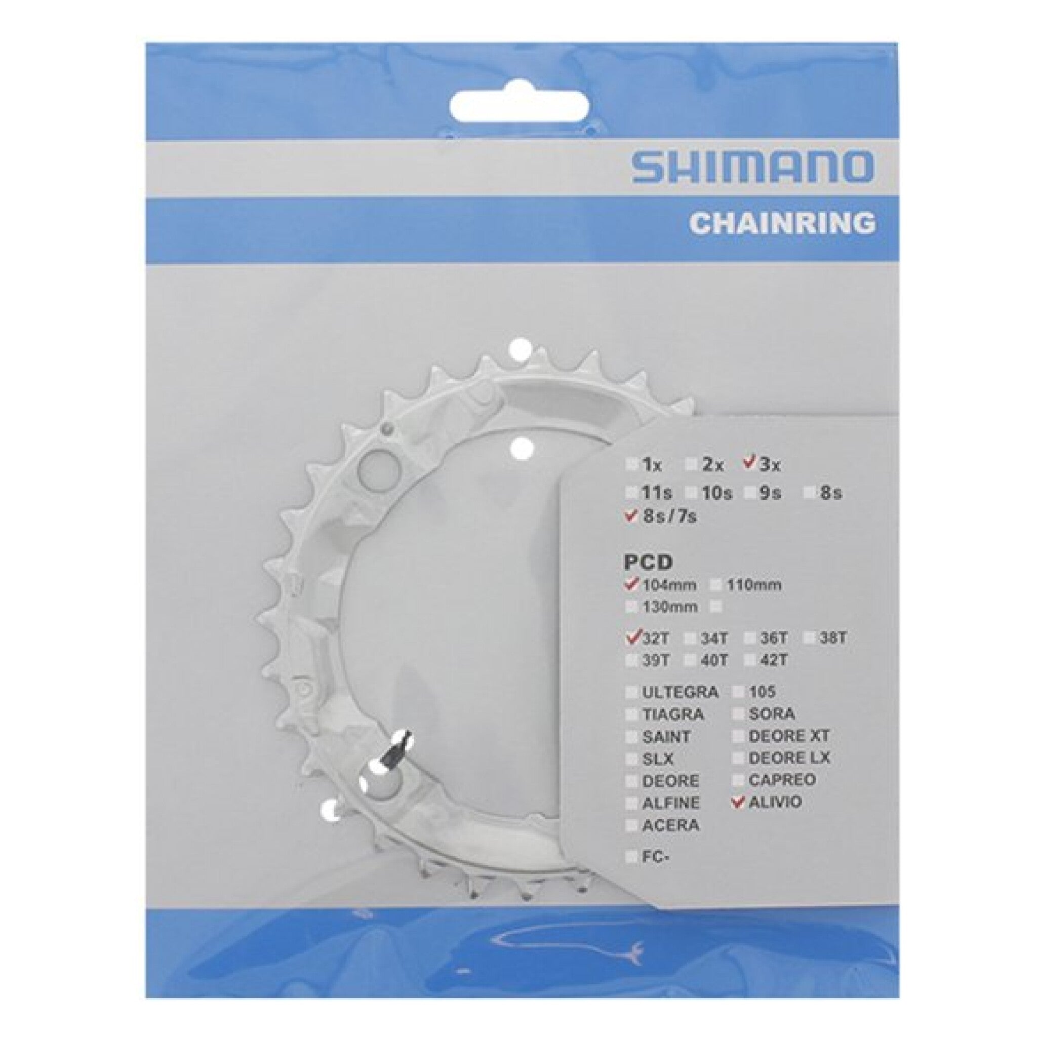 Shimano kettingblad 32t FC-M341