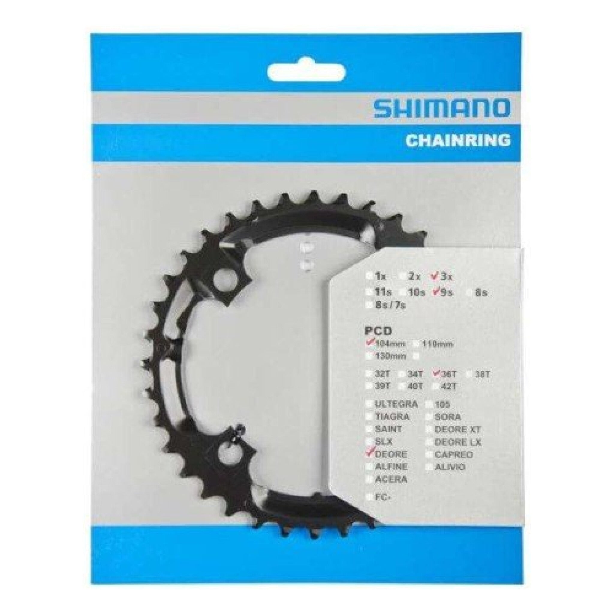 Shimano kettingblad 36t FC-M590