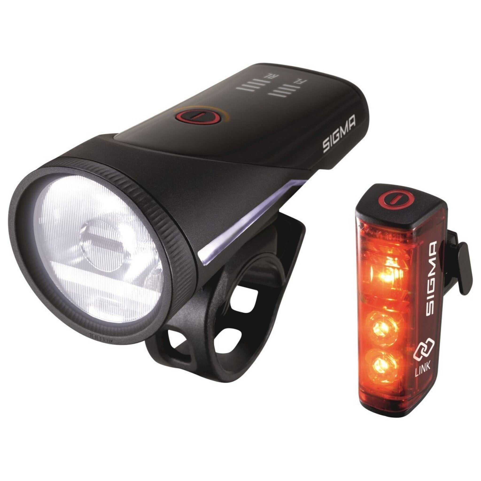 Sigma Aura 100 USB koplamp + Blaze Link oplaadbare verlichtingsset