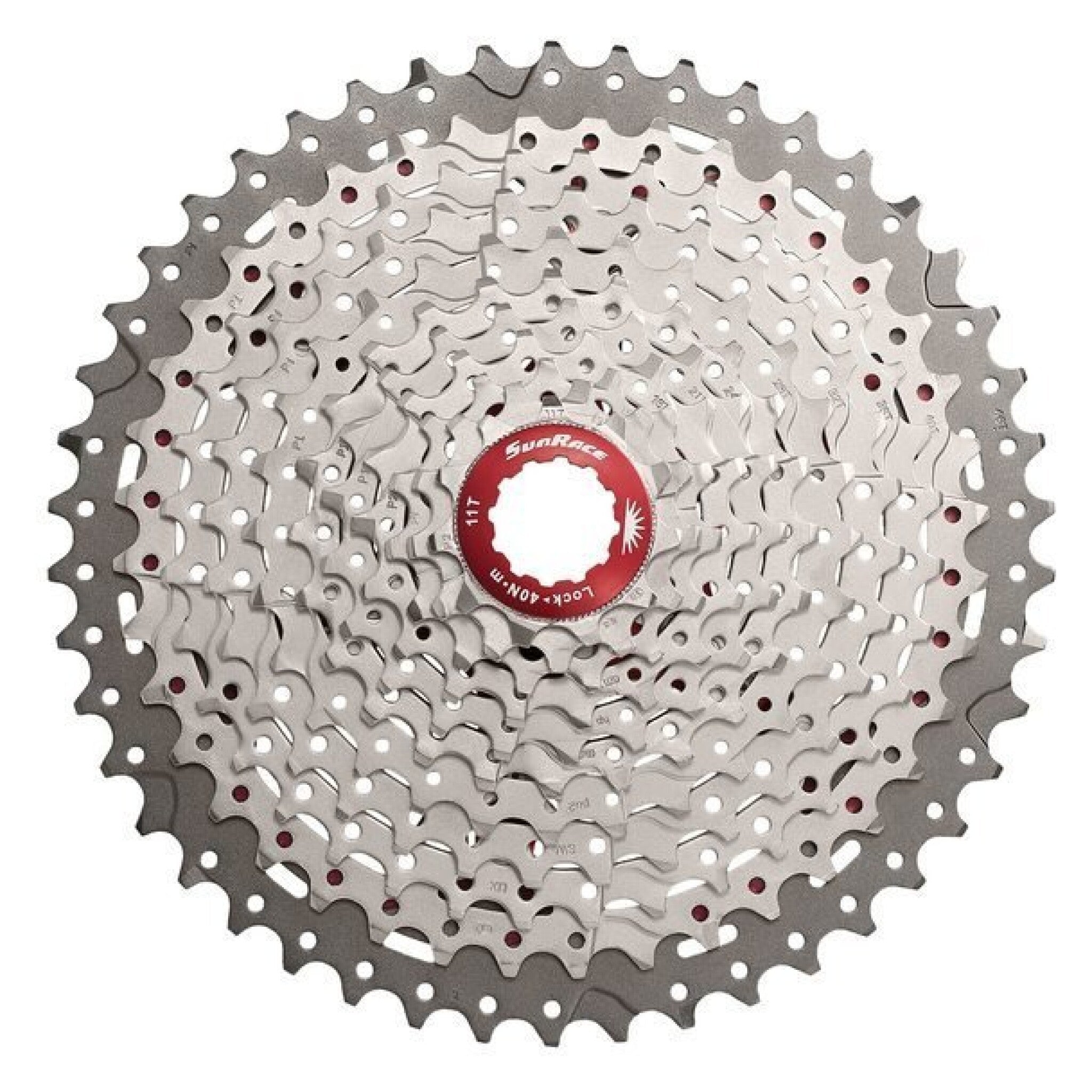 Cassette 11 speed SunRace CSMX8 11-46T - zilver