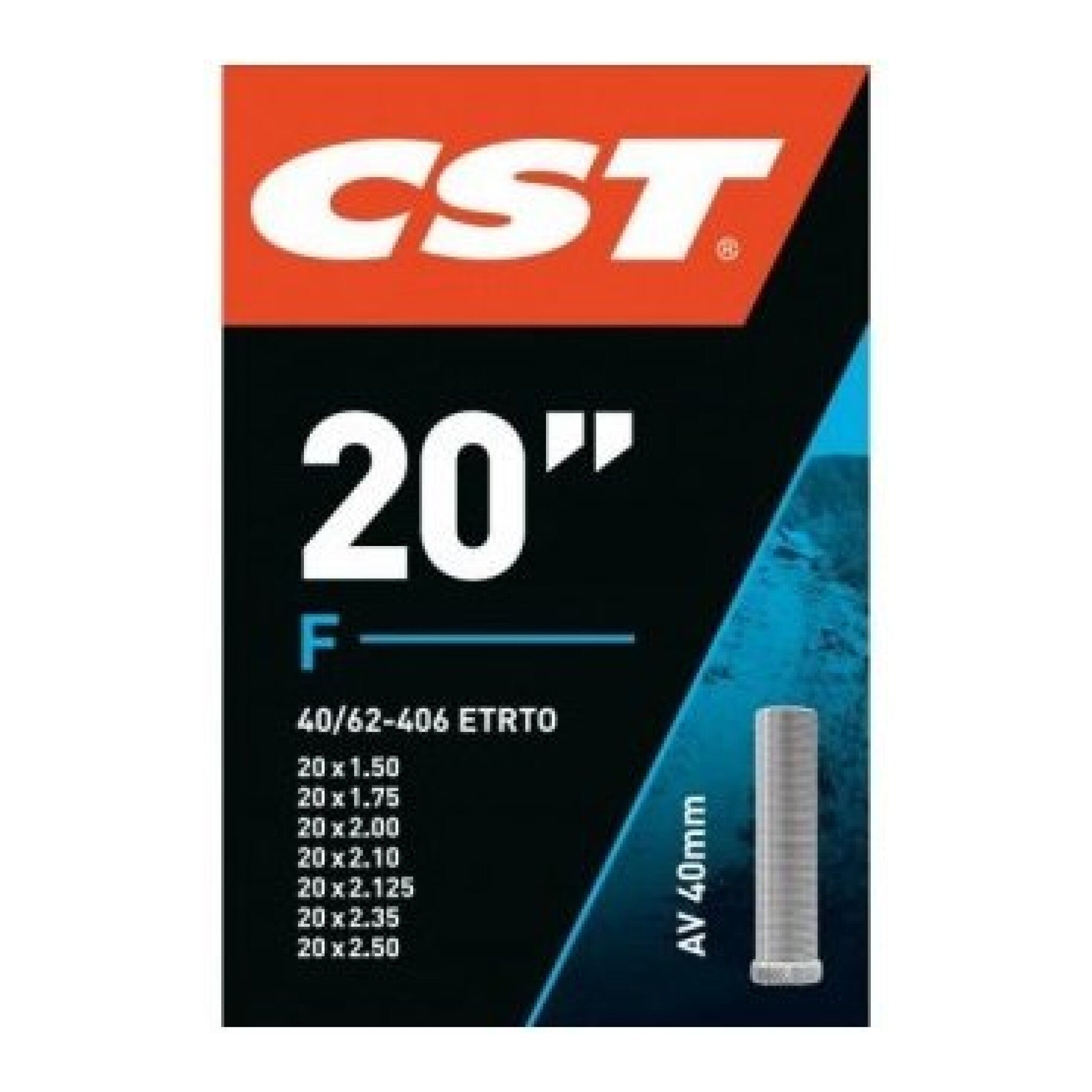 Binnenband CST AV40 20 x 1.50-2.40" / 40/62-406