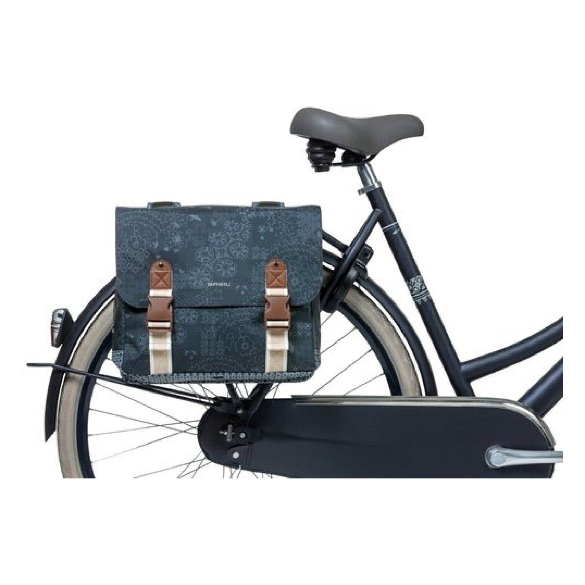 Basil fietstas dubbel Boheme indigo blue 35L