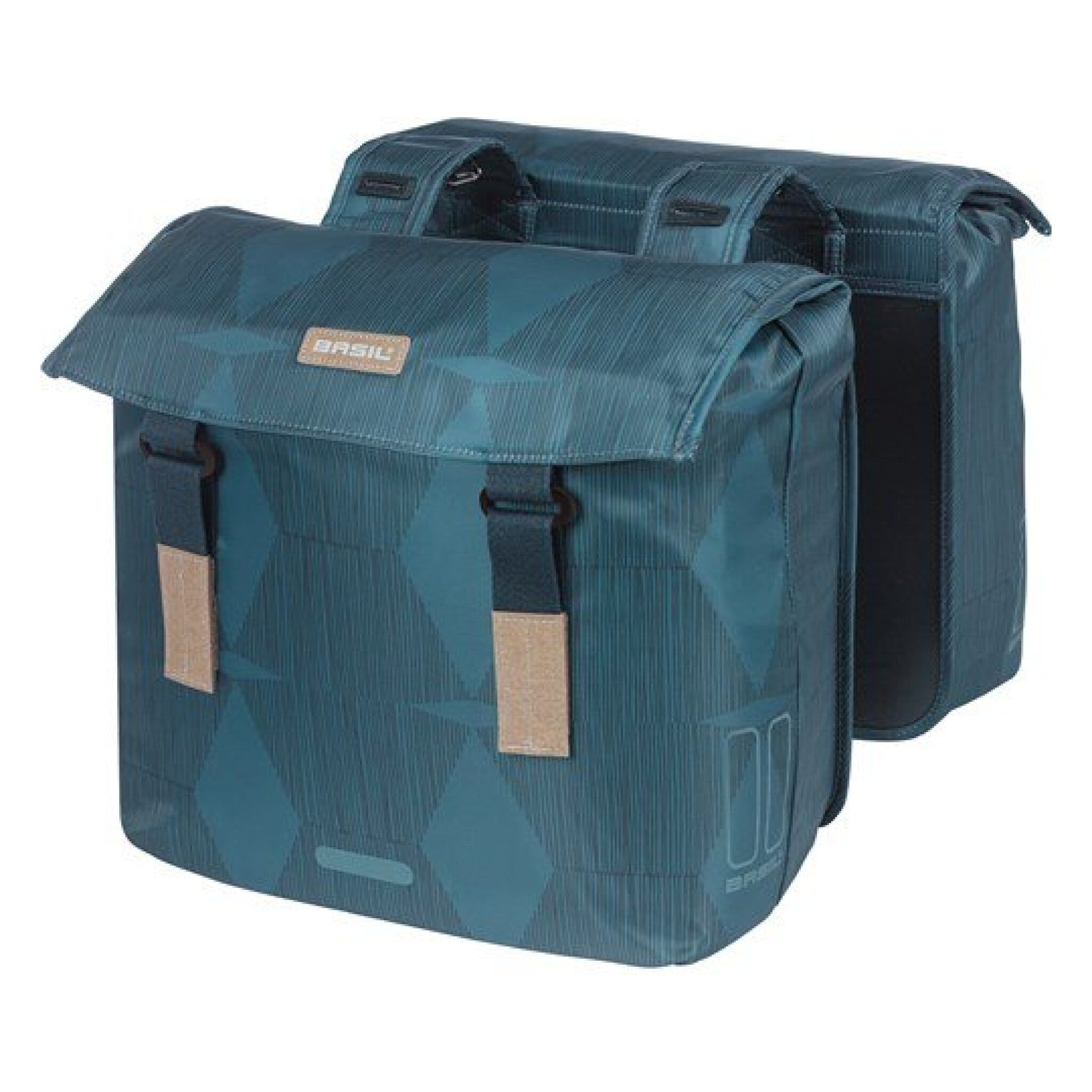 Basil fietstas dubbel Elegance estate blue 40-49L