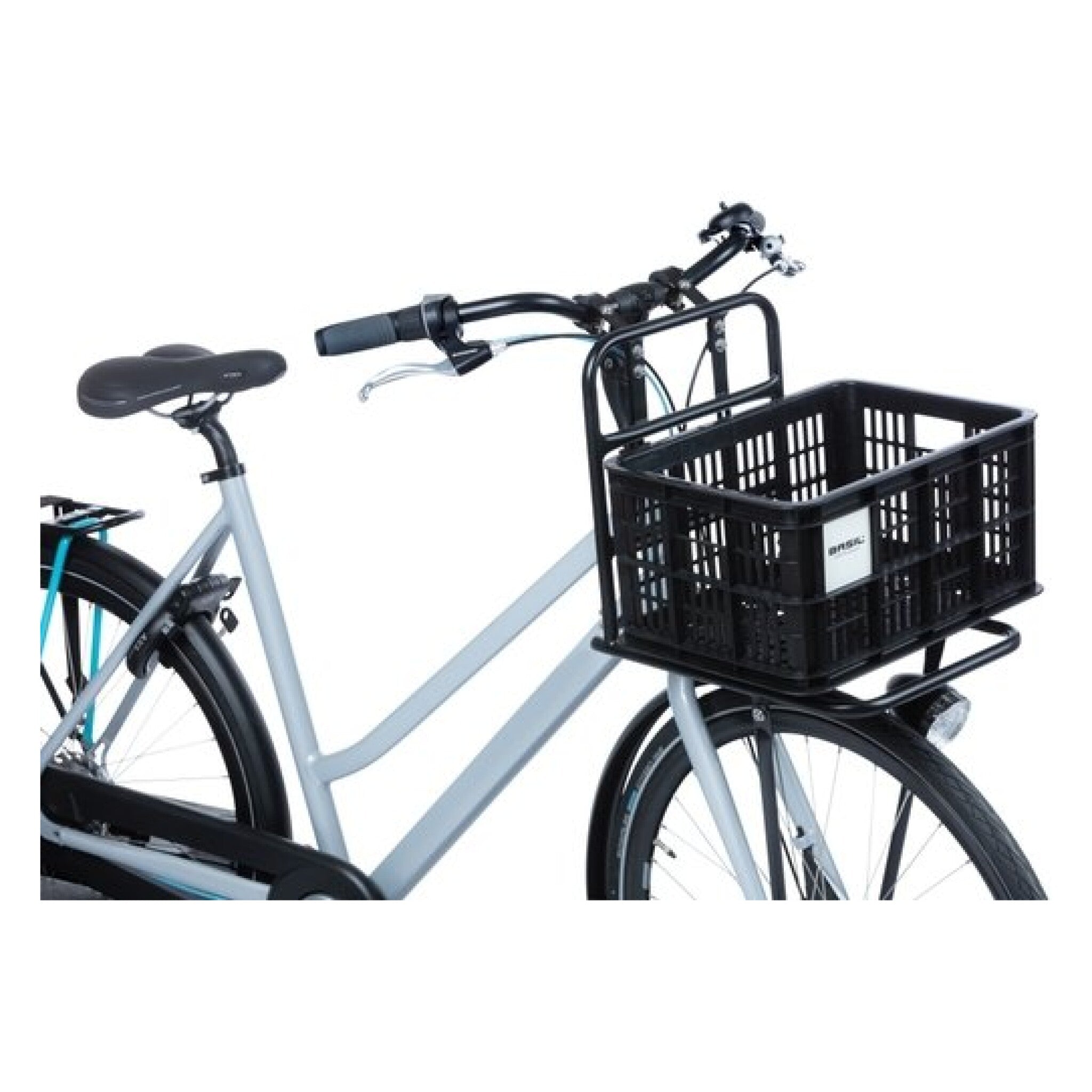 Basil fietskrat S black 17.5L recycled