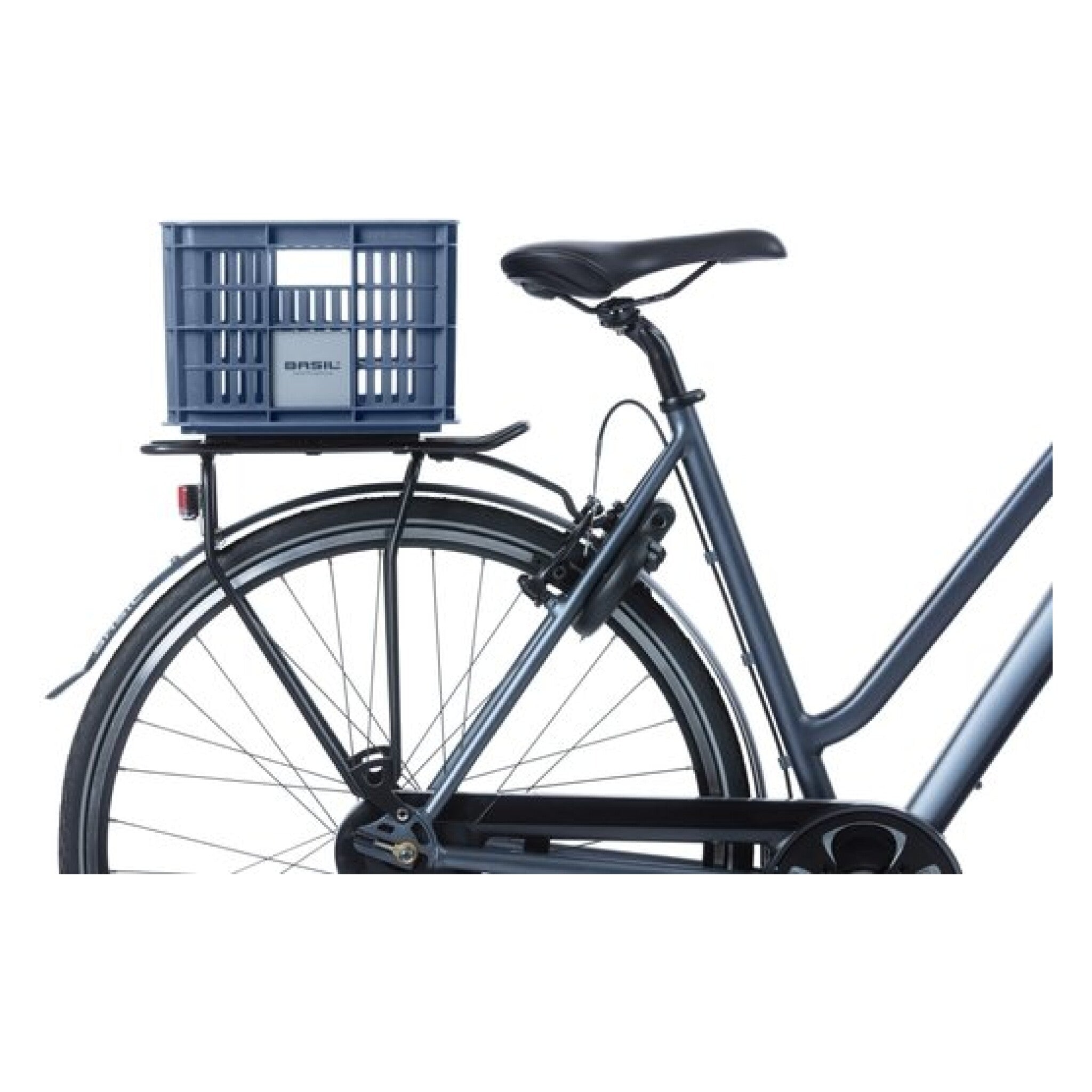 Basil fietskrat S bluestone 17.5L recycled